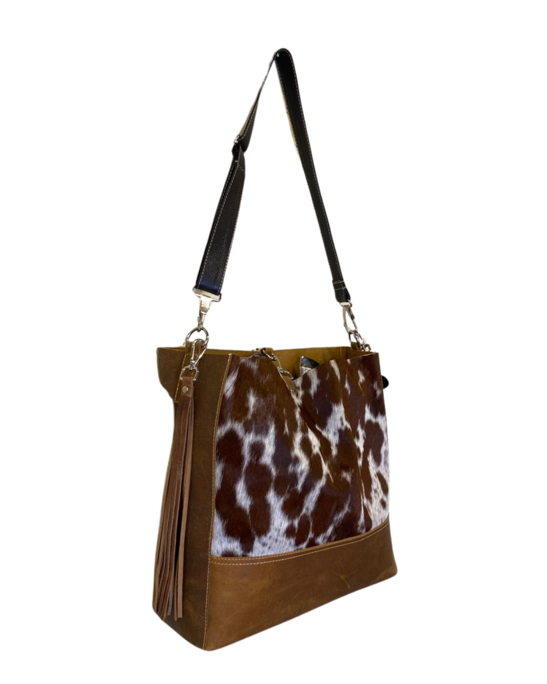 Cowhide Tote Bag Pony Skin Crossbody