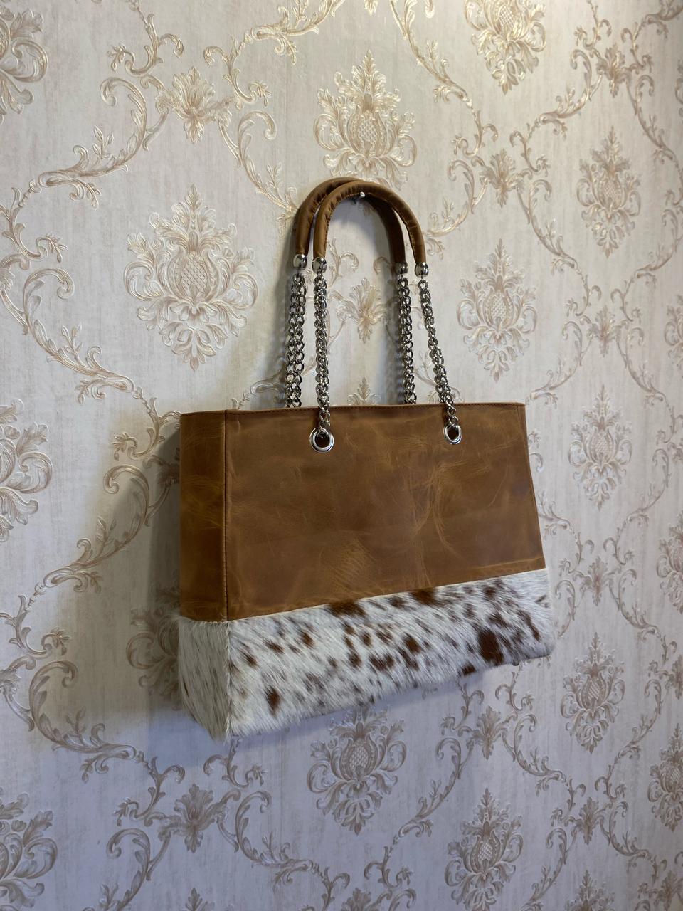 Saphir – Cowhide & Crazy Horse Leather Tote