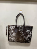 Brume – Brown & White Cowhide Tote