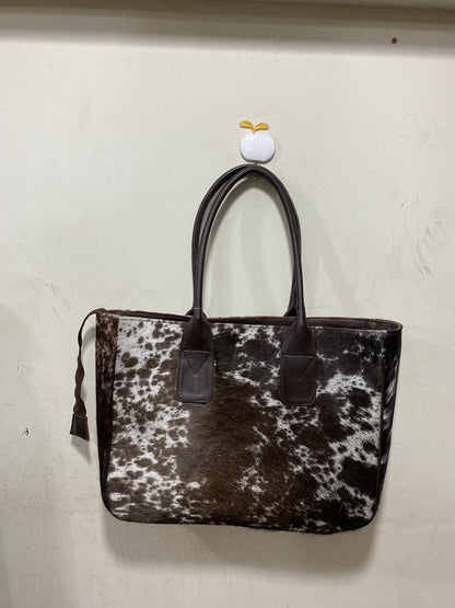 Brume – Brown & White Cowhide Tote