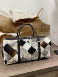 Mosaïque – Cowhide Patchwork Duffel Bag