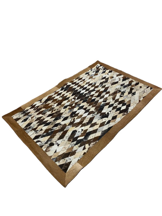 Premium Cowhide Patchwork Rug