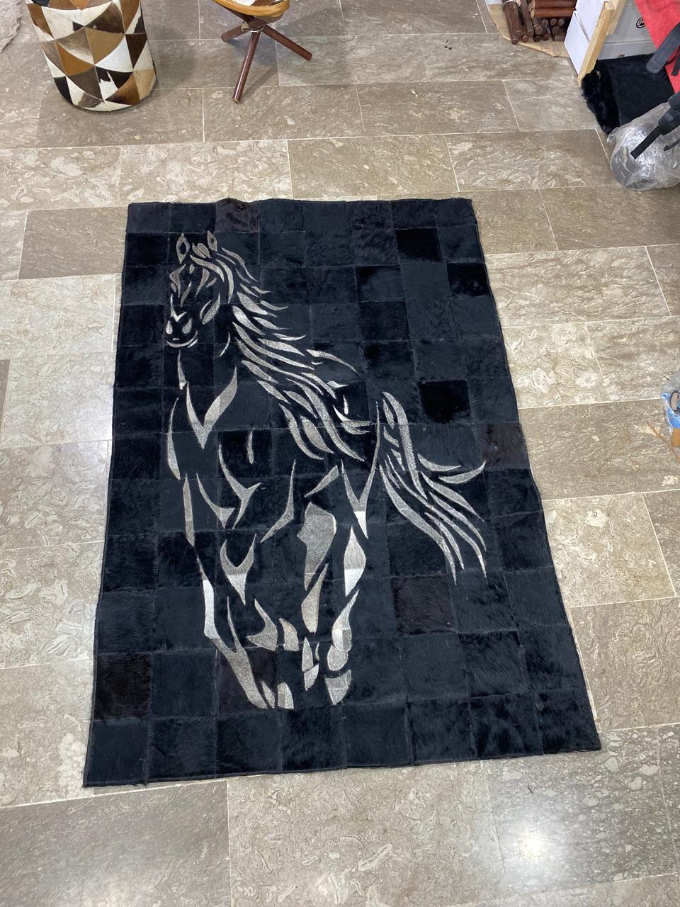 Cowhide Patchwork Rug & Wall Hanging