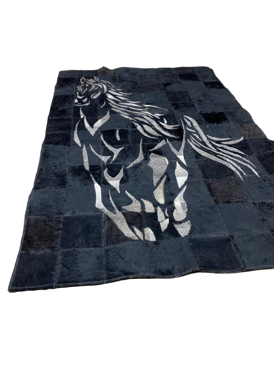 Cowhide Patchwork Rug & Wall Hanging