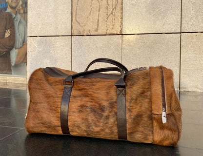 Cowhide Travel Bag ( large )
