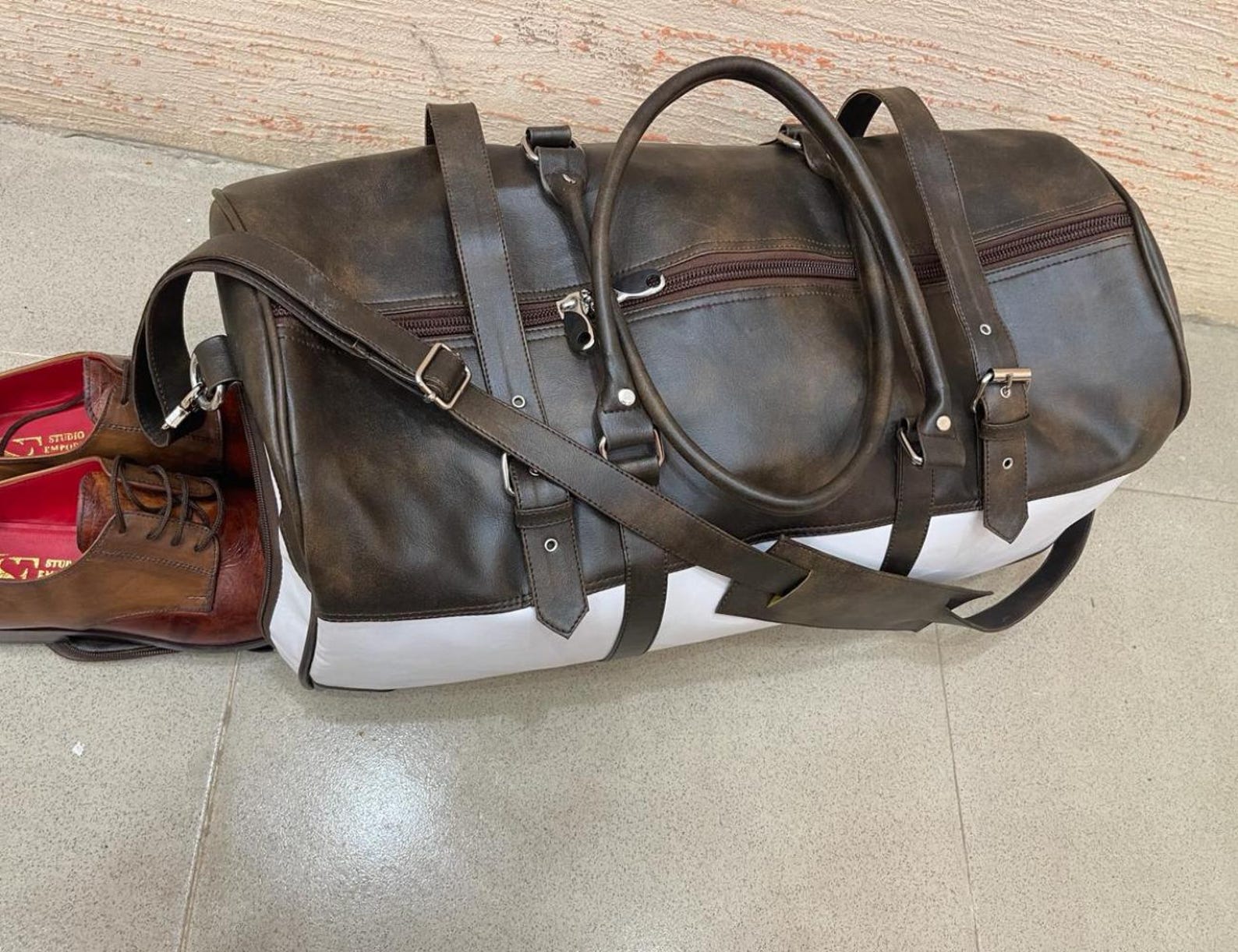 Duffel Bag with Shoe Pocket