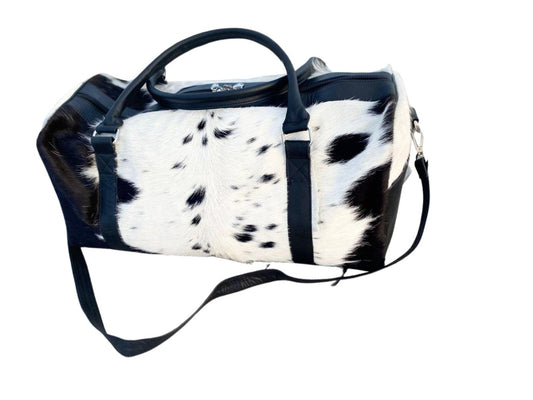 Cowhide Leather Duffel Bag – Pony Hair