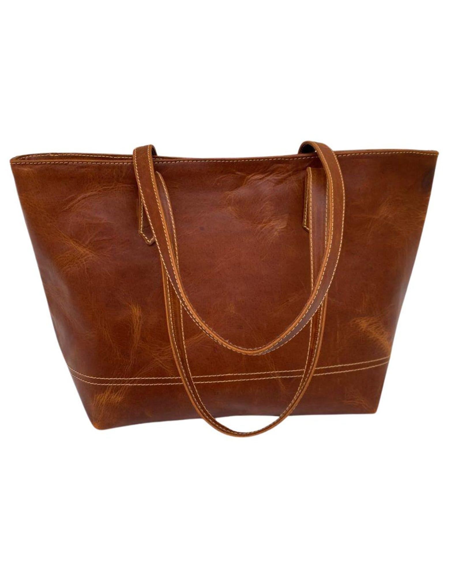Leather Tote Bag Crazy Horse